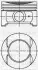 Поршень з кільцями і пальцем (размер отв. 83 / STD) CITROEN Xsantia/Xsara 1.8i, PEUGEOT 306/406 1,8і (XU7 JP 4, LFY) YENMAK 31-04924-000 (фото 1)