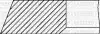 Комплект поршневих кілець (80,50/+0,50) (3,0/1,75/3,0) BMW 318/325/525/725 2.5 92-. OPEL Omega B 2.5TD YENMAK 91-09613-050 (фото 2)
