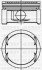 Поршень с кольцами і пальцем OPEL Omega B 2.6 (размер отв. 83.2 / STD) (Y 26 SE) YENMAK 31-03797-000 (фото 1)