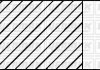 Комплект поршневих кілець FIAT DOBLO 1.3JTD 04- (70,00/+0.40) (2,0/1,5/2,0) YENMAK 91-09282-040 (фото 3)