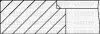 Комплект поршневих кілець FIAT Scudo 1.6i -00 (86.4/STD) (1.5/1.75/3) YENMAK 91-09395-000 (фото 1)