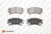 Колодки гальмівні (передні) Mazda 6 02-07 EUROREPAR 1623059680 (фото 1)