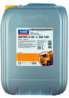 Олива трансм. Нігрол - Л (GL-1, SAE 140) (17,5кг/каністра 20л) YUKO 4820070240801