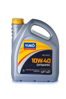 Олива моторна напівсинт. DYNAMIC 10W-40 API SG/CD (каністра 4л) (4шт уп) YUKO 4820070242072