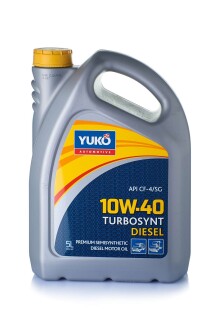 Олива моторна напівсинт. TURBOSYNT DIESEL 10W-40, 5л. YUKO 4820070242058