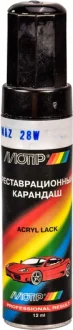 Реставрационный карандаш MAZ 28W Чёрный перламутр Mazda MOTIP MAZ28W