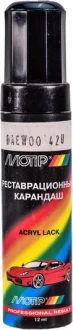 Реставрационный карандаш металлик 42U D Зелёный металлик для Daewoo MOTIP 42UD