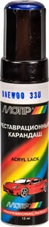 Реставрационный карандаш металлик 33U D Светло-синий для Daewoo MOTIP 33UD