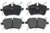 ALPHA BRAKES КОЛОДКИ ТОРМОЗНЫЕ ПЕРЕДНИЕ NTY HKP-BM-035 (фото 2)