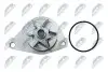 НАСОС РІДИНИ СИСТЕМИ ОХОЛОДЖЕННЯ | PEUGEOT 106 1.0/1.1/1.3 91-, 205 1.0/1.1/1.3/1.4/1.6 87-, 206 1.1/1.4 02- NTY CPW-PE-012 (фото 5)