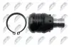 ШАРОВА ОПОРА ПІДВІСКИ | MITSUBISHI LANCER 00-, OUTLANDER 00-, DODGE CALIBER 06-12, JEEP COMPASS/PATRIOT 06-10 /ПЕРЕД НИЗ/ NTY ZSD-MS-023 (фото 3)