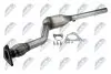 КАТАЛІЗАТОР | RENAULT ESPACE 2.0 2002-,LAGUNA II 1.6,1.8,2.0 2001- NTY KAT-RE-007 (фото 1)