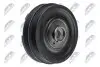 ШКІВ ВАЛУ | BMW ENG.1.8D 3 E46 00-03, 2.0D 3 E46 98-01, 5 E39 00-03, LAND ROVER FREELANDER 2.0D 00-06, ROVER 75 2.0D 99-05 NTY RKP-BM-007 (фото 1)