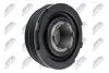 ШКІВ ВАЛУ | BMW ENG.1.8D 3 E46 00-03, 2.0D 3 E46 98-01, 5 E39 00-03, LAND ROVER FREELANDER 2.0D 00-06, ROVER 75 2.0D 99-05 NTY RKP-BM-007 (фото 2)