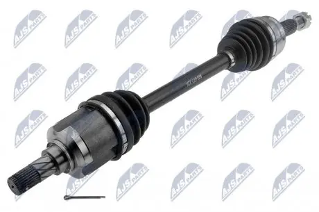 ПІВВІСЬ | MITSUBISHI ASX 1.8,2.0 4WD 10-, OUTLANDER II 2.0,2.4 4WD 06-, CITROEN C-CROSSER 2.4 08-, PEUGEOT 4007 2.4 07- /ПЕРЕД,ЛІВ,ATM CVT/ NTY NPW-MS-073