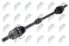 ПІВВІСЬ | HYUNDAI ACCENT 1.4,1.6 05-10 /ПРАВ/ NTY NPW-HY-605 (фото 1)