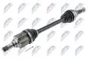 ПІВВІСЬ | NISSAN QASHQAI 1.2DIG-T,1.5DCI 13-, JUKE 1.2DIG-T 14-, 1.5DCI 10- /ЛІВ, MTM 6B/ NTY NPW-NS-098 (фото 1)