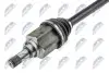 ПІВВІСЬ | NISSAN QASHQAI 1.2DIG-T,1.5DCI 13-, JUKE 1.2DIG-T 14-, 1.5DCI 10- /ЛІВ, MTM 6B/ NTY NPW-NS-098 (фото 2)
