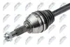 ПІВВІСЬ | NISSAN QASHQAI 1.2DIG-T,1.5DCI 13-, JUKE 1.2DIG-T 14-, 1.5DCI 10- /ЛІВ, MTM 6B/ NTY NPW-NS-098 (фото 3)