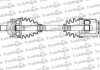 OPEL Полуось лев с ABS L=584mm 22/22 зуб. Combo 01-, Corsa C 00-, MERIVA A 1.6 16V 03-06, PORSCHE BOXSTER 2.7 04-06 TRAKMOTIVE 30-1117 (фото 1)