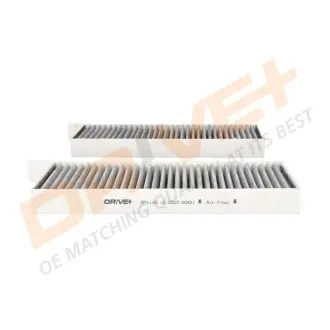 Фільтр салону Citroen Berlingo/Peugeot Partner 08- (вугільний) (к-кт 2 шт.) DRIVE DRIVE+ DP1110.12.0223