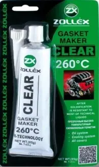 Герметик прокл. (прозор.) CLEAR-85g Преміум. 15013 (12шт уп) ZOLLEX 2995753