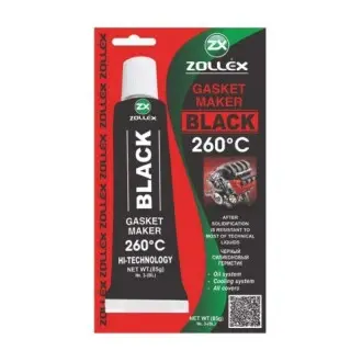 Герметик прокл. (чорний) BLACK-85g. 15005/N-3(bl) (12шт уп) ZOLLEX 773624