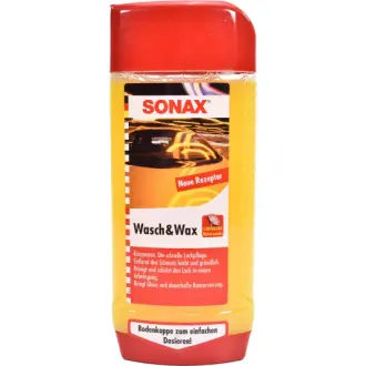 Концентрат автошампуня Wash & Wax с воском 500 мл SONAX 313200