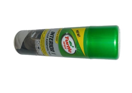 TURTLE WAX 0,5л аерозольна суха хімчистка інтерєр 1 з нейтралізатором запахів (для тканинний і вінілової оббивки, килимових покриттів) TURTLE WAX TURTLE-WAX 52998 (фото 1)