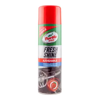 TURTLE WAX 0,5л Клубника (замена на 52866) Аэрозольный полироль для панели приборов с освежителем воздуха TURTLE WAX TURTLE-WAX 53009