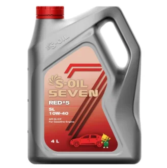 Моторна олива SEVEN RED #5 SL 10W-40 полусинтетическое 4 л S-OIL SRSL10404