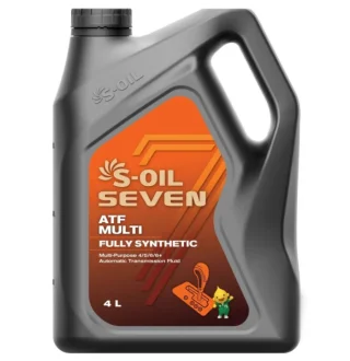 Трансмиссионное масло Seven ATF Multi синтетическое 4 л S-OIL SNATFM4