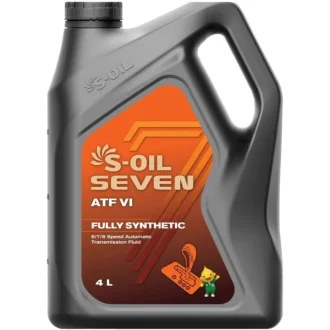 Трансмиссионное масло SEVEN ATF VI синтетическое 4 л S-OIL SNATFVI4