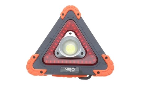 Ліхтарик-лампа+попереджувальний трикутник 2в1 акумуляторний 800 Lm/10W/4xAA) NEO TOOLS 99-076 (фото 1)
