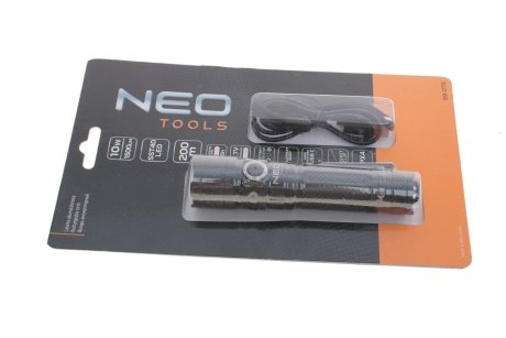 Ліхтарик акумуляторний C 1500 lm SST40 LED (USB) NEO TOOLS 99-075 (фото 1)
