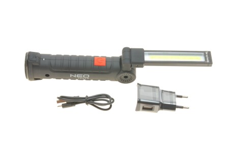 Ліхтарик-лампа (200Lm/3W/1200mAh/магнит/USB) NEO TOOLS 99-041