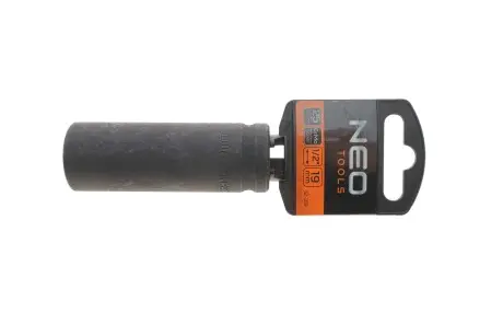 Головка торцева ударна 1/2" 19 мм Long 78 мм NEO TOOLS 12-319