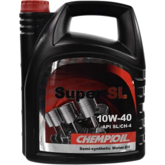 Моторное масло Super SL 10W-40 полусинтетическое 5 л CHEMPIOIL CH9502-5