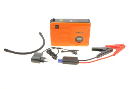 Пусковий пристрій Jumpstarter (Powerbank 14 000 mAh/ліхтар LED/компресор 3.5 Bar) 11-997 NEO TOOLS 11997