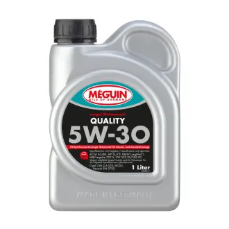 Моторное масло Quality 5W-30 синтетическое 1 л MEGUIN 6566 (фото 1)