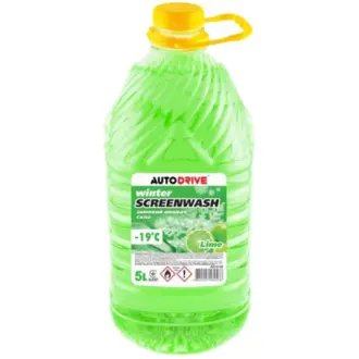 Омыватель стекла Screenwash зимний -19 °С лайм 5 л AUTO DRIVE AD0139