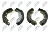 ALPHA BRAKES БАРАБАННЫЕ ТОРМОЗНЫЕ КОЛОДК NTY HST-ME-009 (фото 2)