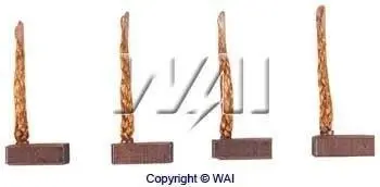 Щітка стартера WAI WAIGLOBAL BSX204-205