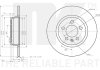 Диск гальмівний невентильований NK 3147172 (фото 1)