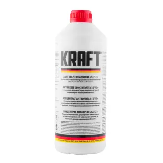 Концентрат антифризу G12/G12+ (1,5l) (червоний) KRAFT KF103