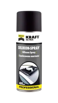 Мастило силіконове ТМ в аерозольній упаковці 400 мл. KRAFT KF003