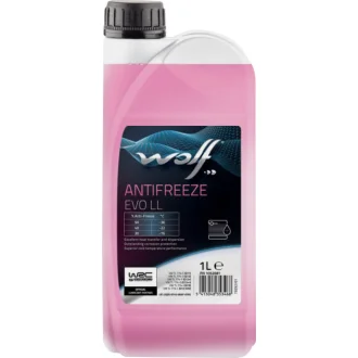 Концентрат антифриза Evo LL G12 evo розовый 1 л WOLF 1052681