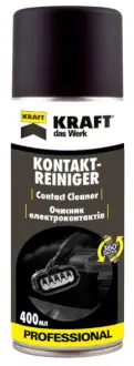 Очисник електроконтактів аерозоль, 400мл KRAFT KF014