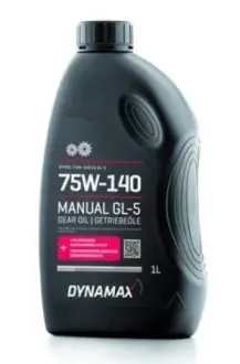 Трансмиссионное масло MANUAL GL-5 75W-140, 1л DYNAMAX 502721