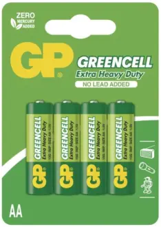 Батарейки Greencell ALKALINE AA (4шт в блистере) GP DO GPB1221